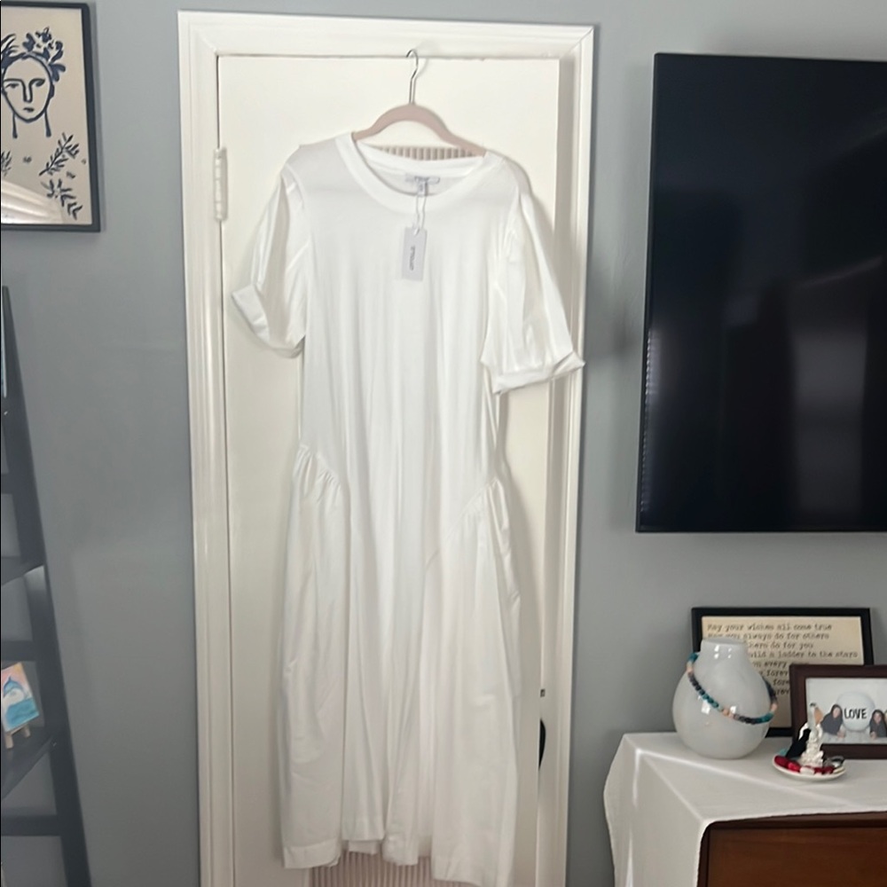 Derek Lam White Maxi Dress with Elegant Silhouette